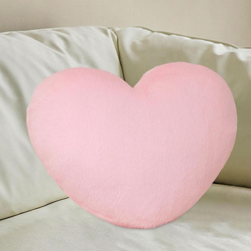 Heart-shaped Decorative Pillow, Breathable Bedside Cushion, Ornament for Sofa,