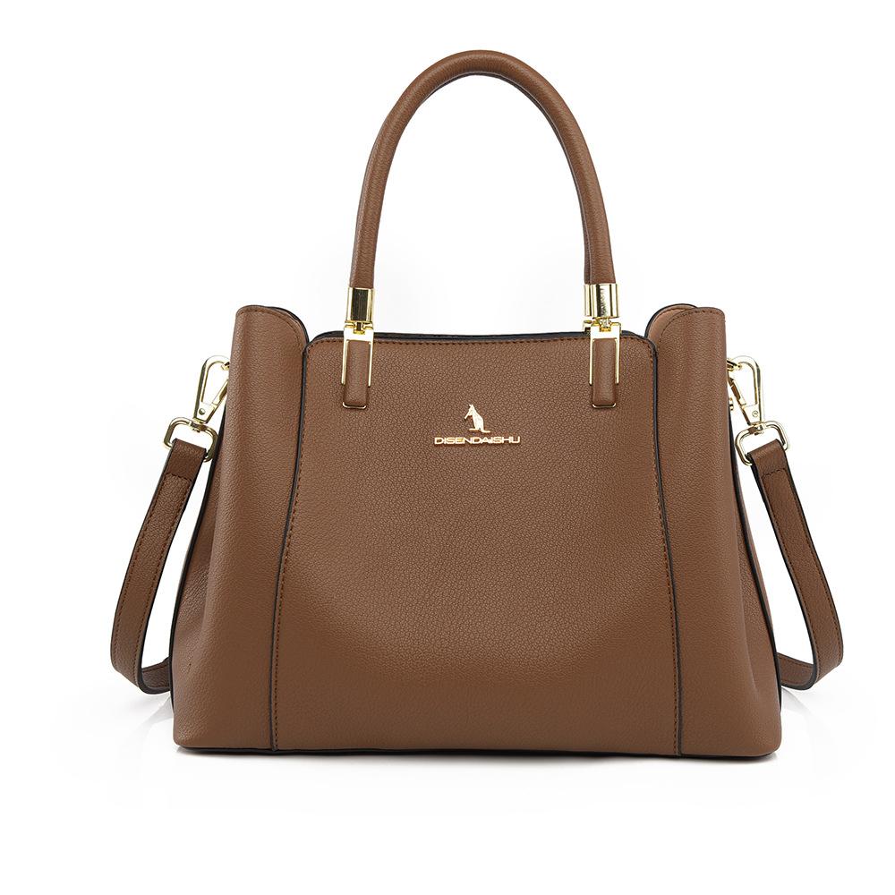 New Fashionable and High-end Handbag for Middle-aged Women, Mother's Bag, Large Capacity Commuting Tote Bag