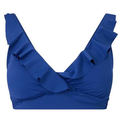 Haut de bikini à col en V à volants pour femme Ralph Lauren