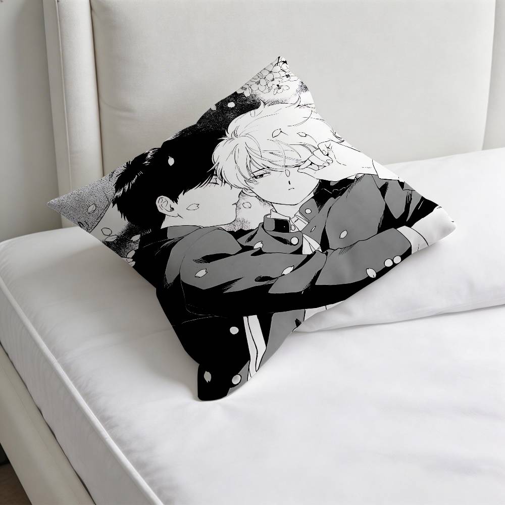 Go For It Nakamura Aiki Hirose Decorative Square Pillow Cover Modern Cushion Case for Living Room Bedroom