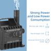 Dränkbar 12V vattenpump elektrisk 360L/H liten fontänpump med max 9,2 fot lyft, 6,5 fot DC hona