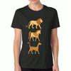 Mystiek Wolf En Draak Dames Katoenen T-shirt, Premium Katoen Kwaliteit Print, Duurzaam, Casual En Modieus, Met Een Majestueuze Witte Wolf Met G