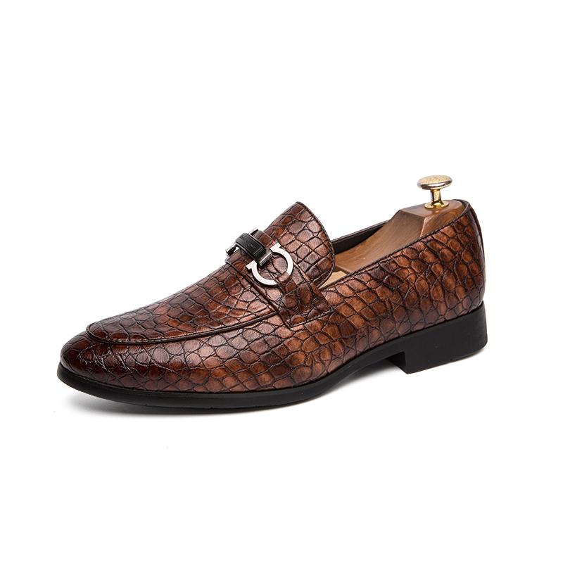 Mens Shoes Leather Classic Men Casual Shoes Luxury Brand 2024 Mens All-match Loafers Moccasins Breathable Slip On Driving Shoes