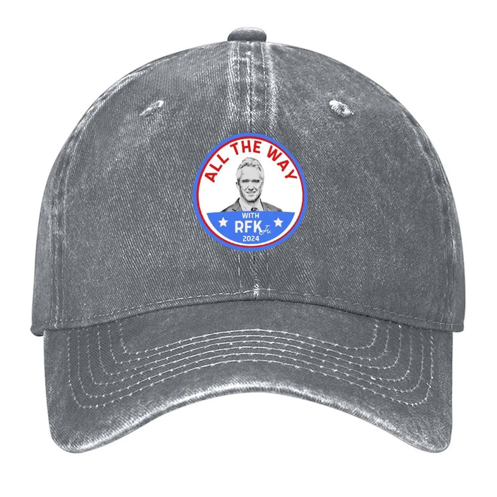 

All the Way with RFK Jr President 2024 Baseball Cap F derby hat sun caps birthday Hats For Men Womens