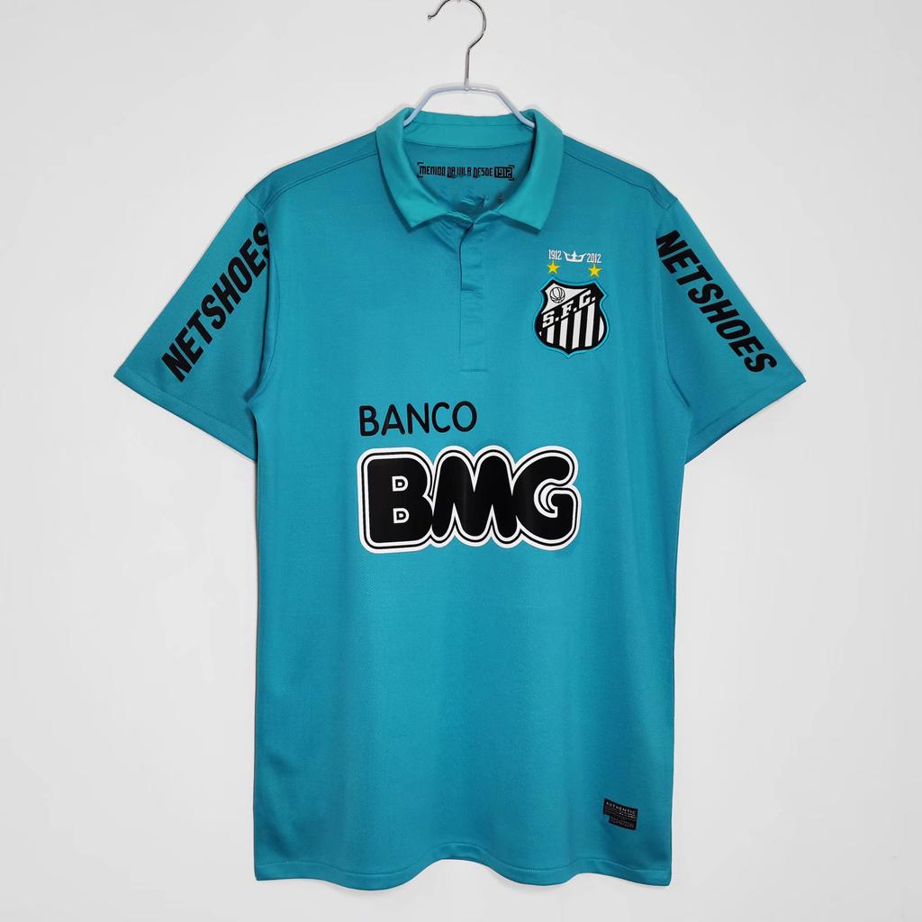 Großhandel Vintage Barcelona Real Madrid Paris AC Santos Spanien Messi Rokaka Ronaldo Trikot
