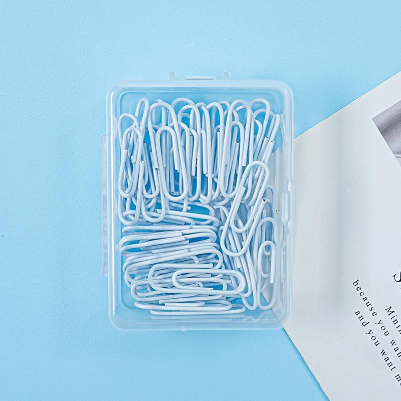 28mm Paperclip Creative Paper Clip Macaron-colored Metal Binding Financial Office Supplies