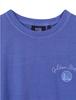 Enbiei One-Point Logo Pigment Sleeveless Blue