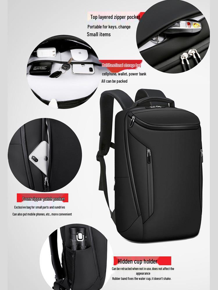 Men's Large Capacity Business & College Laptop Backpack