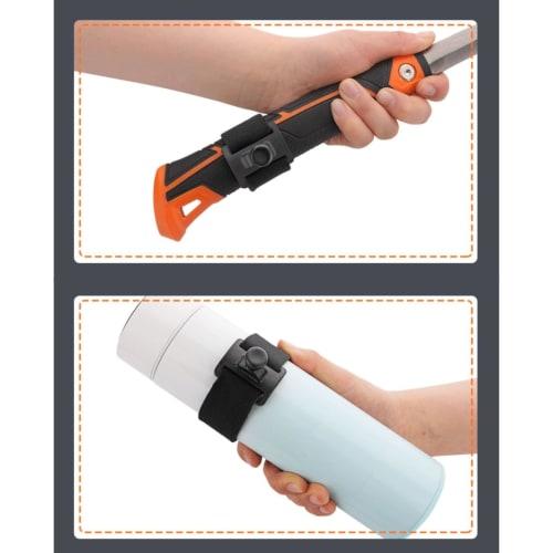 Locking, Detachable Tool Holder for Waist Tools and Hammers, Drop Prevention, Easy To Attach and Remove, Belt-Mounted Tool Holder