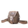 High-Quality Retro Canvas Small Bag Men Fashion Multi-Functional Pockets Leisure Travel Phone Bags Toolkit Vintage Package