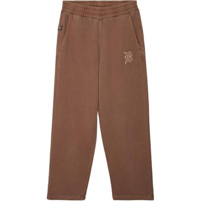 New Era FW24 MLB Return To Skate 1900 Series Detroit Tigers Loose Wash Logo Embroidered Elastic Waist Knitted Sweatpants Unisex Pants Brown 14385162