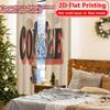 Flat Printing Coffeewhirl Popular Curtain Polyester Curtains Decorations Inside Use Bedroom Set Of 2 Made Washable Sleeping Area Ready