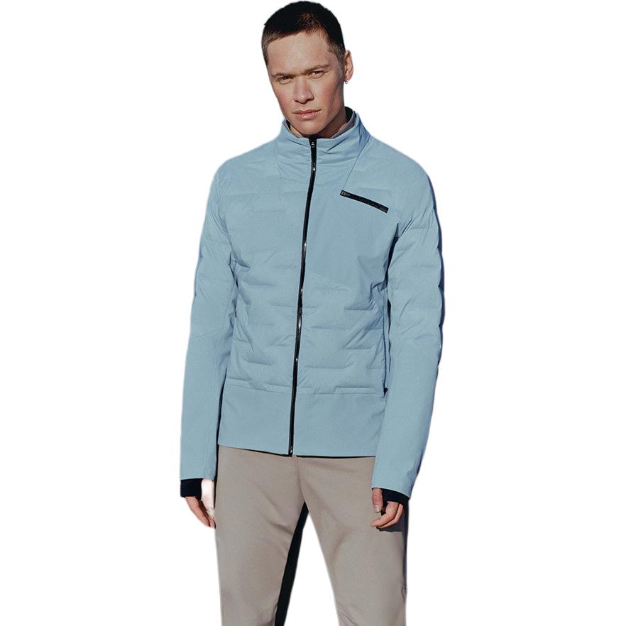 

Salomon Falcon Fly Pl Гибридная пуховая куртка Высококлассная гоночная Беговая Уличная Легкая Теплая Длинный рукав Пуховое пальто Мужские куртки Туманно-синий C30248 L