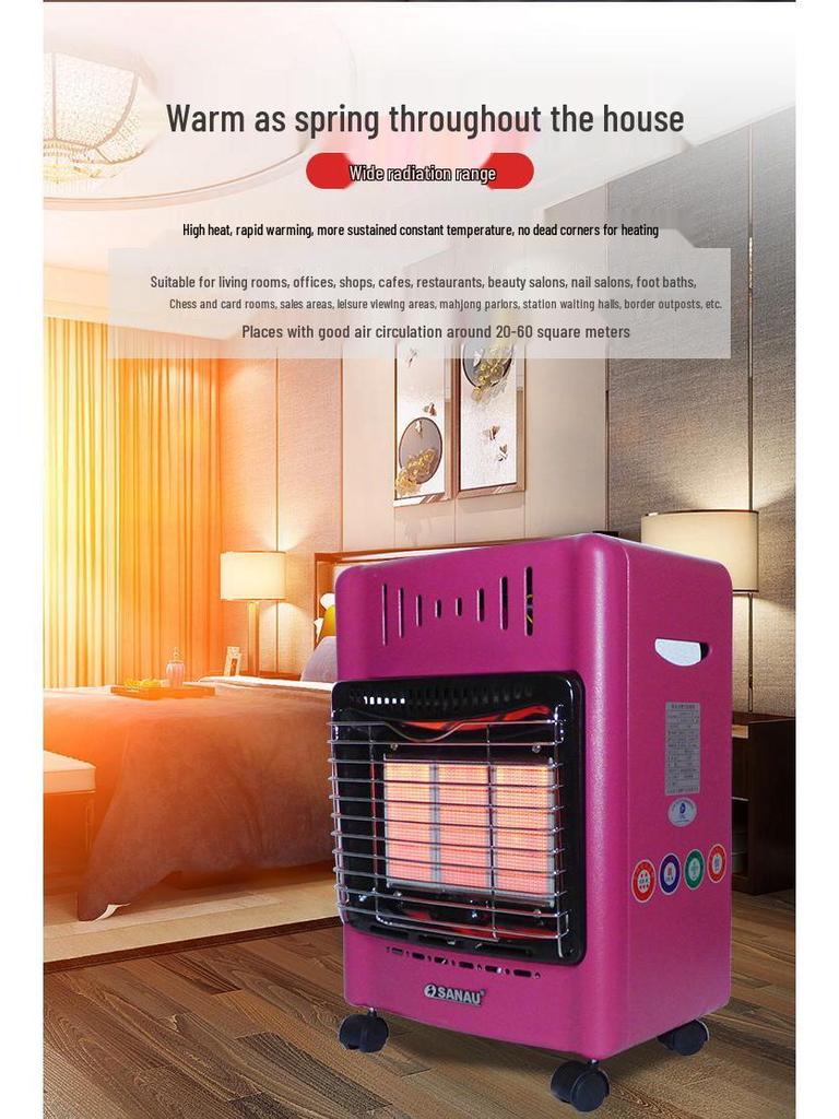 Sannuo Portable Household Gas Heater for Liquefied and Natural Gas