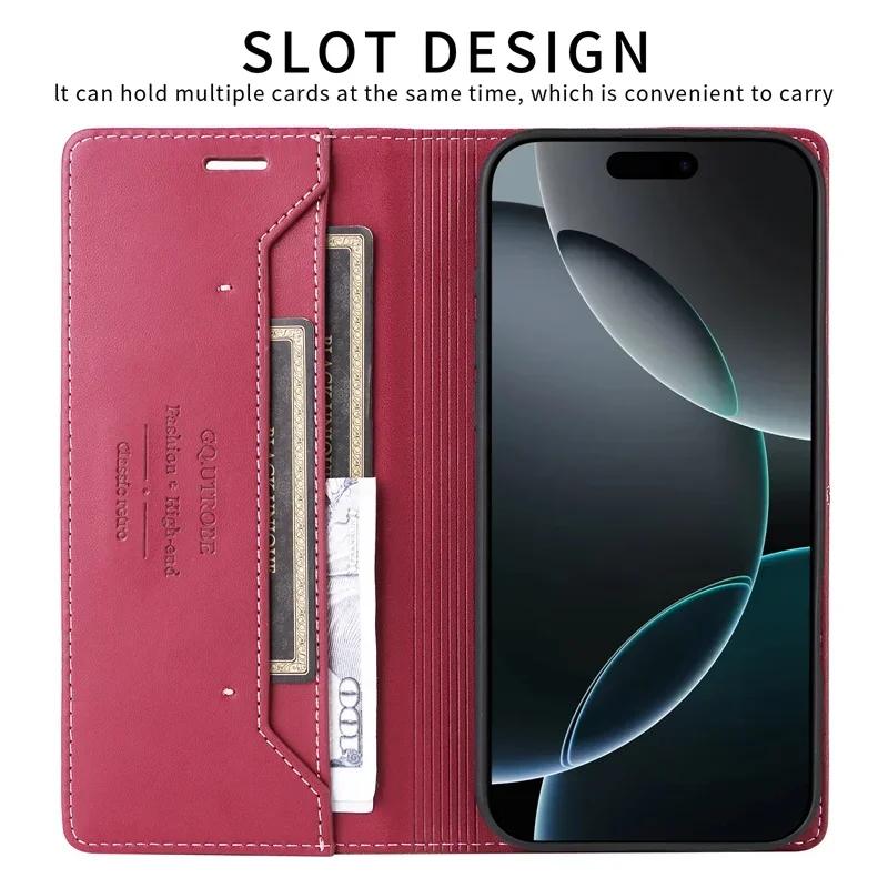 Flip Leather Wallet Card Phone Case for Sony Xperia 10 VI 1 V 5 III Magnetic Book Bag Cover For Sony Xperia 1 II 5 IV 10 V Coque