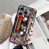 Coque de téléphone pour Apple iPhone 17 Pro Max 11 13 15 Pro 7 8 XR XS MAX 12 14 Air 16 Housse de téléphone Art Enregistreur