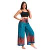 New Butterfly Pants Bohemian Casual Loose Rayon Palazzo Pants Women Summer Tropical Print Wide Leg Pants