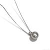 Sterling Silver Princess Pearl Necklace - Light Luxury Clavicle Chain with Single Pearl
