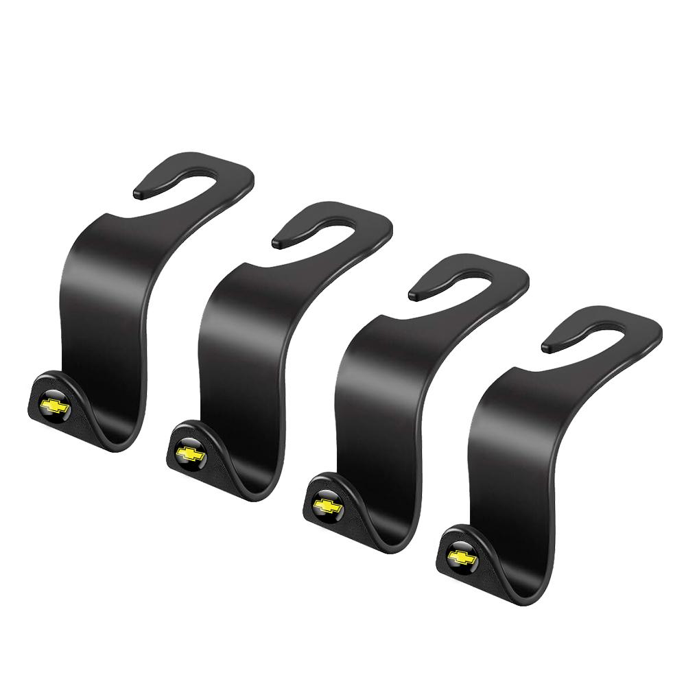 

2/4Pcs Car ABS Back Seat Storage Hook Holder Clips Accessories For Chevrolet Trax Cruze Malibu Camaro Cavalier Equinox Orlando