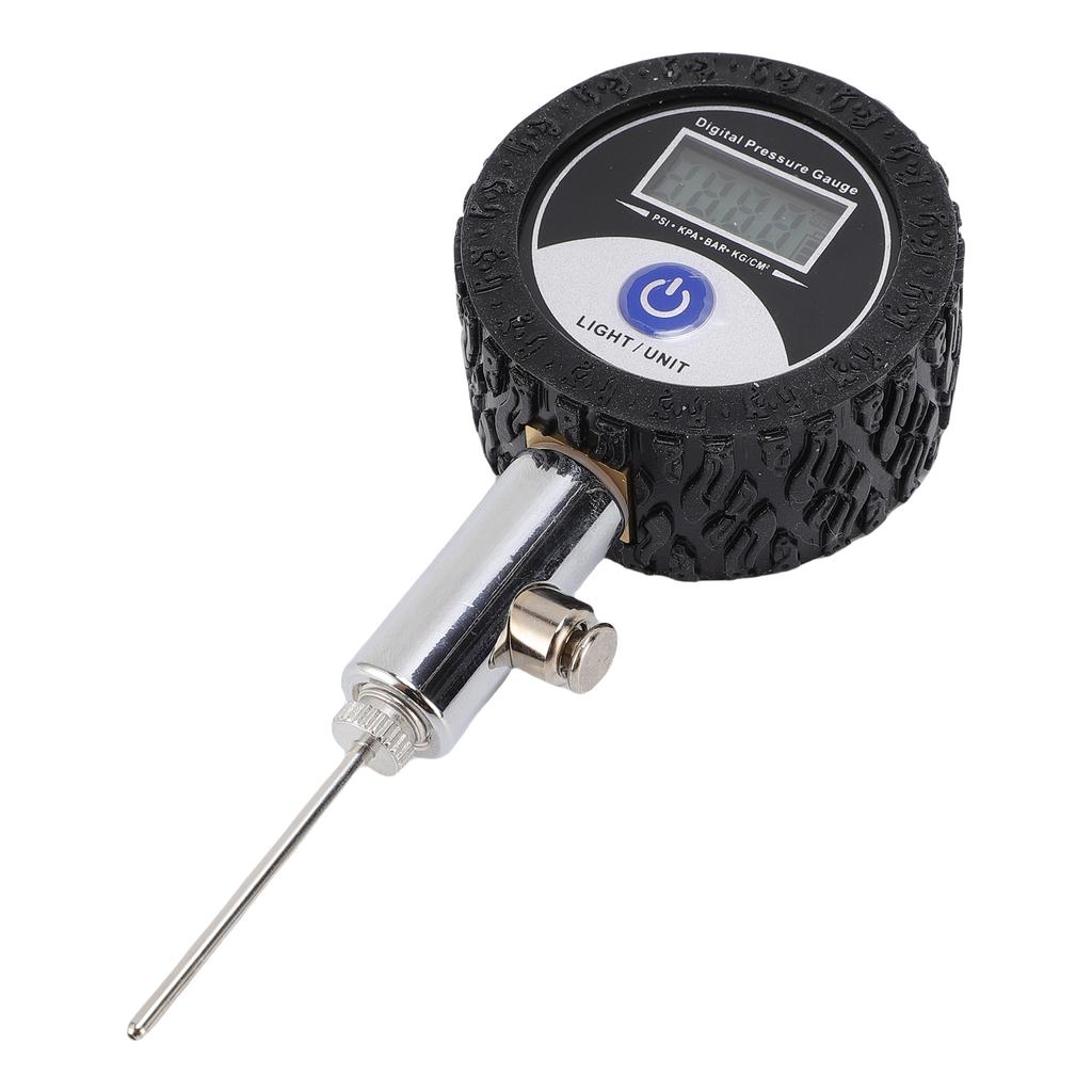 Digital Ball Pressure Gauge Electronic Ball Air Pressure Gauge with Rubber Protective Cover Detachable Needle for