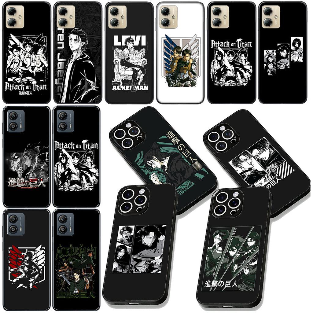 Jaeger levi Attack on titan Eren Phone Cover for Samsung Galaxy A06 A05 A14 A50 A51 A52 A12 A13 A23 A70 A07 A25 A26 A72 A56 Case
