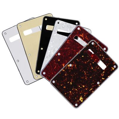 FLEOR 1pc ST Guitar Pickguard Tremolo Cavity Cover Guitar Back Plate Backplate with Screws for FD ST