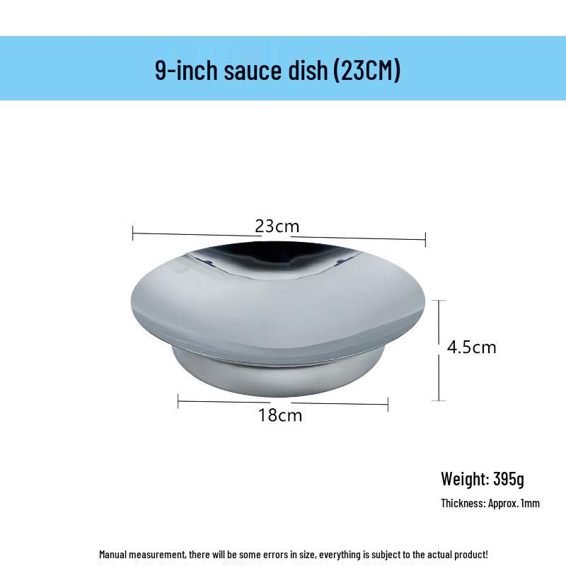 Commercial Round Stainless Steel Display Plate
