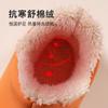 Waterproof cotton slippers women's bag heel wear new indoor home thick warm plush cotton shoes men