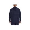 Under Armour Rush Enfärgad Logotyptryck Dragsko Huva Långärmad Sweatshirt Herr sweatshirt Mörkblå 1370450-410