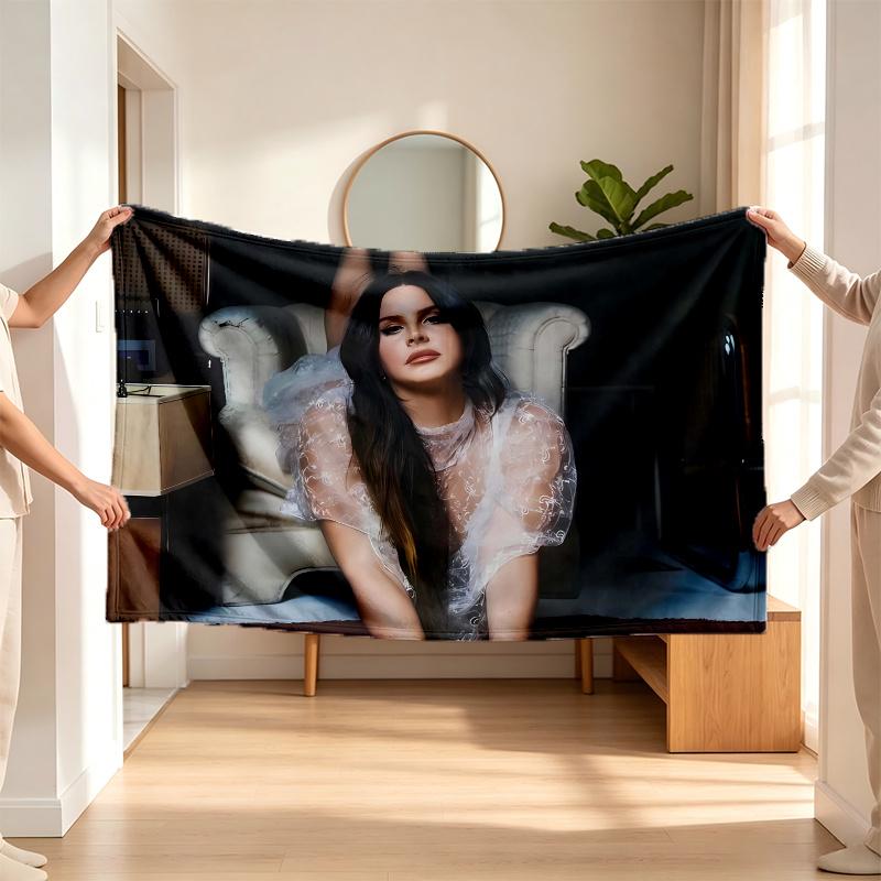 Lana del Rey (65) Flaneldecke ein weicher Akzent für Schlafzimmer und Wohnzimmer und ein gemütliches Zuhause-Geschenk