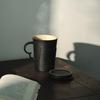 Edenus Baozhuo Black Iron Glaze Ceramic Office Tea Mug