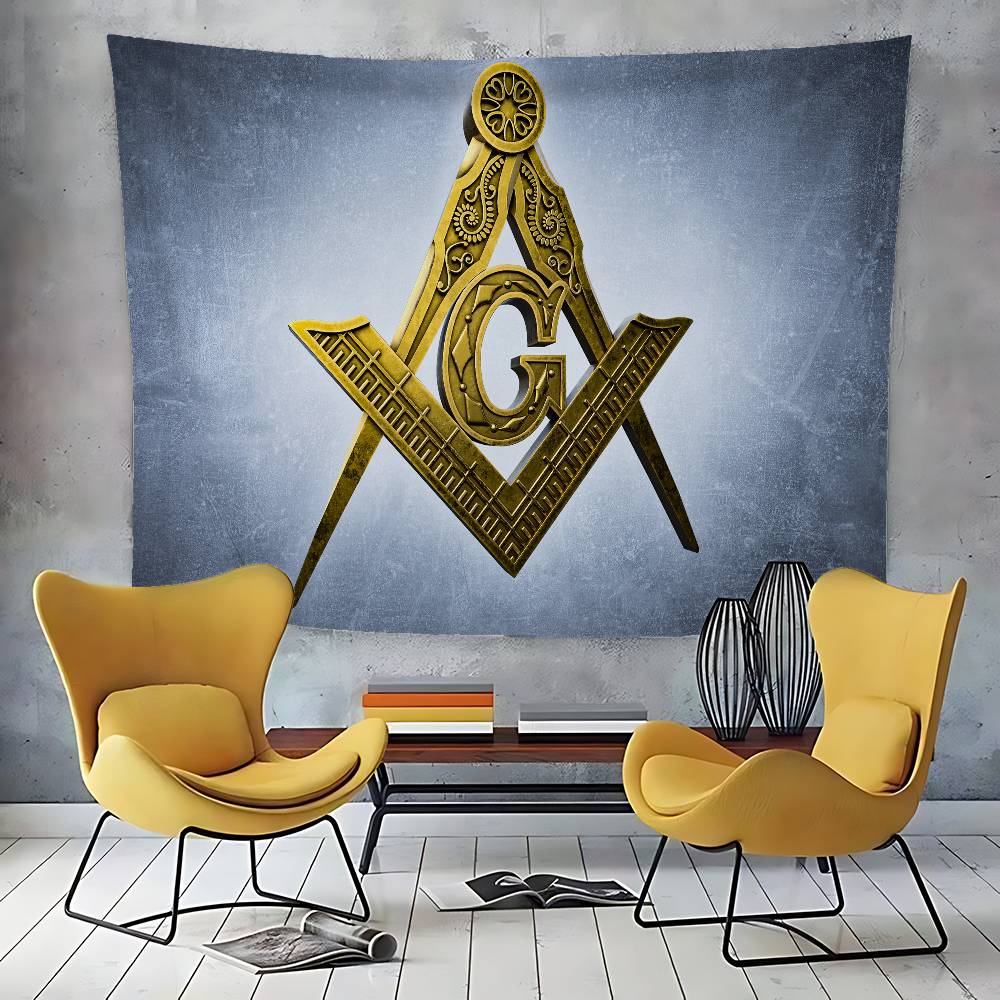 Ring Freemasonry Illuminati Masonic Tapestry Customizable Tapestries Of Various Styleswall Hangings Celebrity wall Hangings