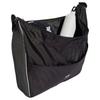 New Adidas Originals Recycled Polyester Shoulder Bag Regular Unisex Black & Dark Silver Gray IW8622