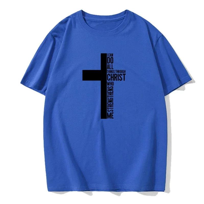 Camiseta de Manga Corta para Hombre de Verano con Estampado de Letra Cruzada Cuello Redondo Moderna Casual Hip-hop Camiseta Top para Hombre
