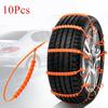 10Pcs Universal Winter Nylon Snow Mud Anti-skid Tire Cha Tendon For Car Sedan