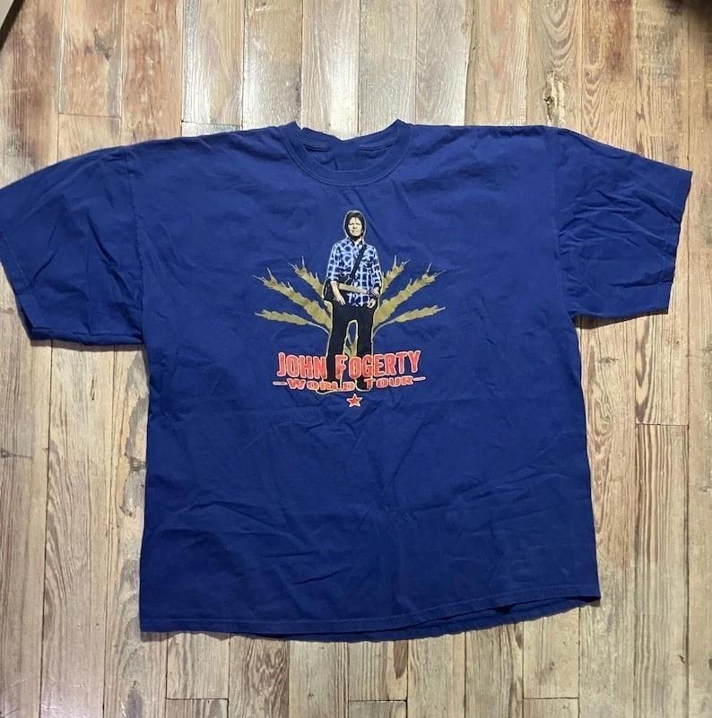 

New John Fogerty world tour Gift For Fans Unisex S5XL Shirt KK2258 Unisex T-Shirt S
