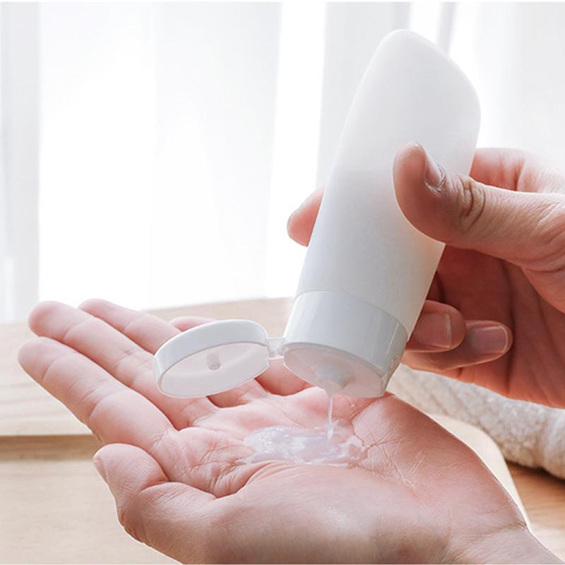 3pcs Refillable Bottle 30/60/100ml Lotion Container Squeeze Tube Empty Bottle Portable Travel Shampoo Skin Care Product Bottle