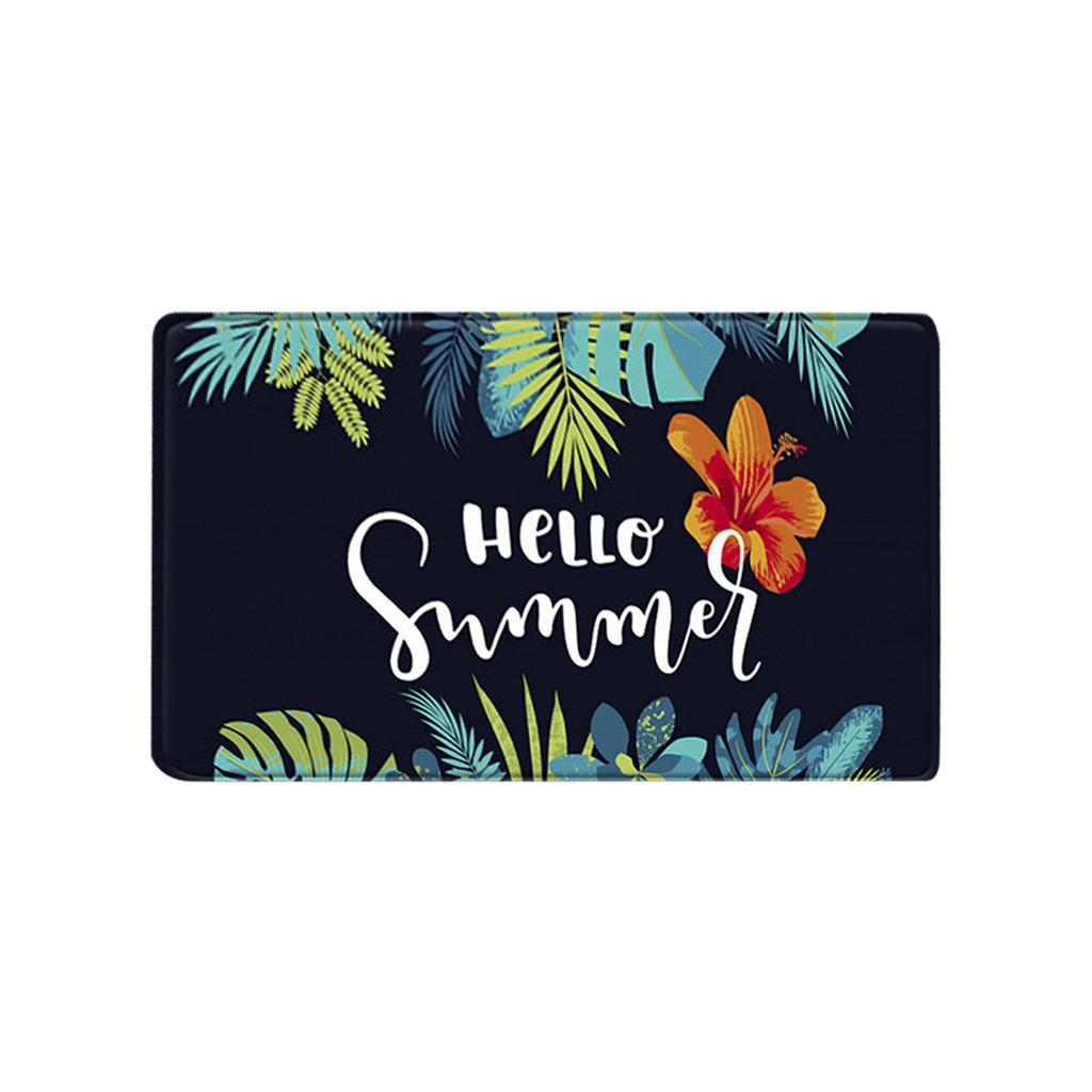 Home Decorative Doormat Welcome Mat Non Slip And Washable Rubber Back Door Mat For Indoor Outdoor Floral Door Mat