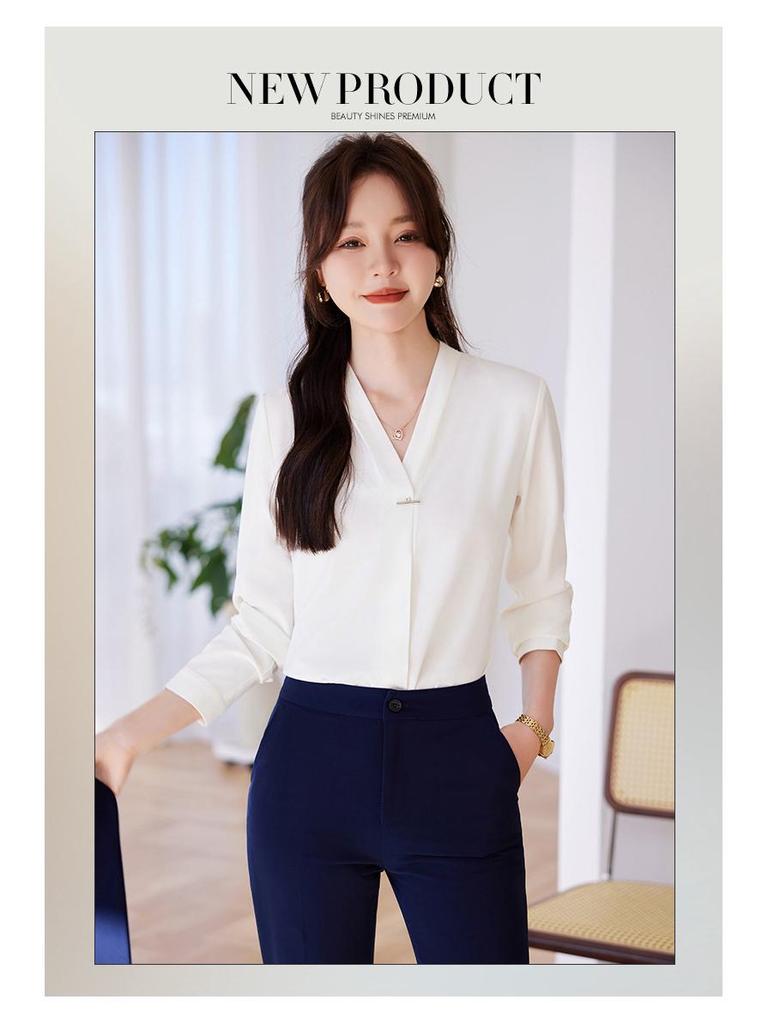 Women's Professional Suit for Spring/Autumn - Fashionable Formal Attire for Hotels, Sales, and Beauty Salons