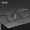 Ultralight Black Reading Glasses For Men TR90 Metal Prescription Glasses Blue Light Blcoking