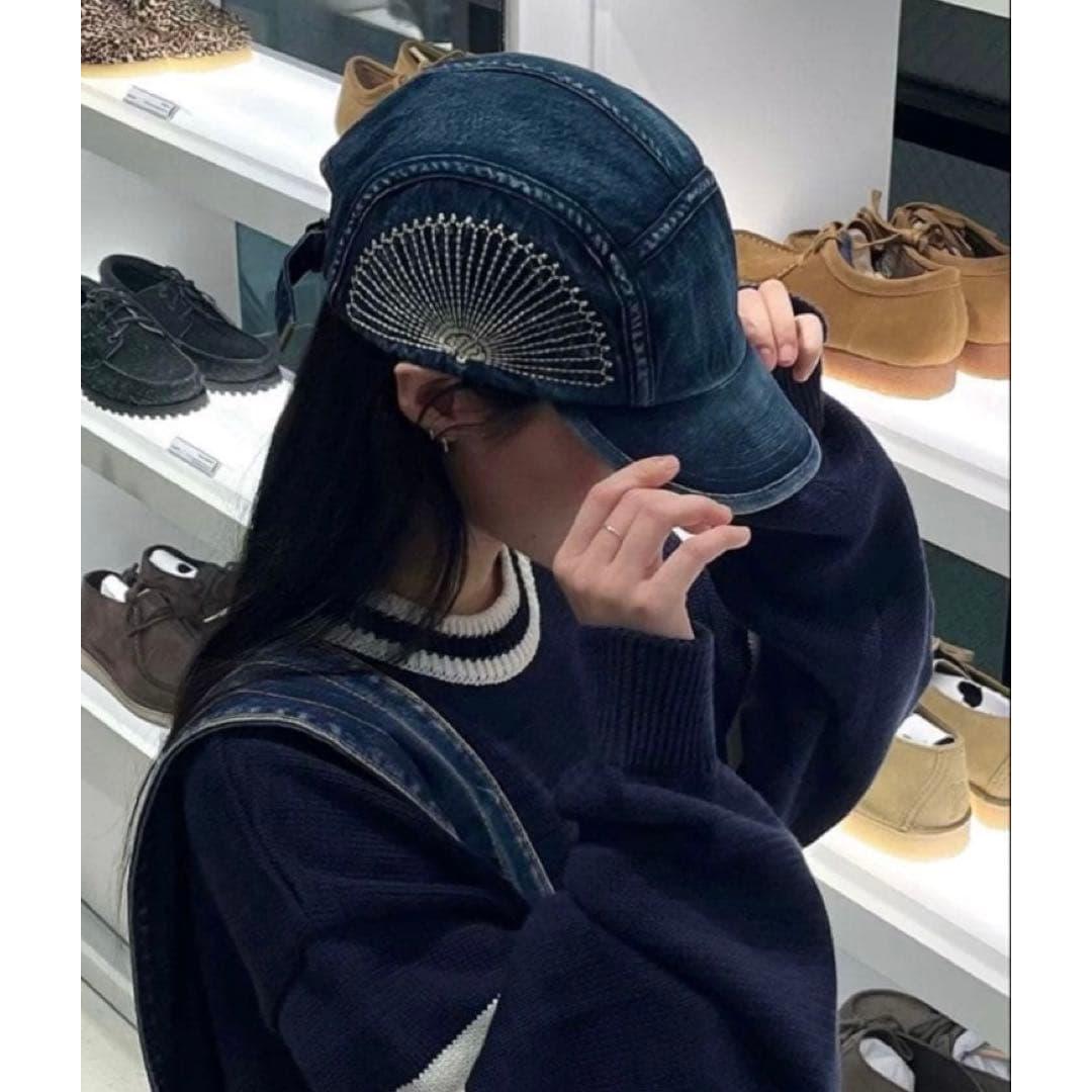 Used KAPITAL 10ozIDGIDG Denim Camp CAP (furoshiki embroidery)