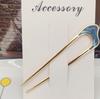 Koreanische Metall Haarstäbe Damen Haarnadeln Elegant Schlicht Einfarbig Haarspangen Mädchen Haarstäbe Haarschmuck Haarnadel Neu