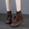 High-top Ankle Boots, Versatile Mid-calf Slim Boots, Casual Women's Shoes