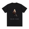 Camiseta Gráfica The Pretty Reckless 2026 Estampa Dear God Camisetas Femininas Masculinas Casual Gola O 100% Algodão Tops Camiseta de Verão