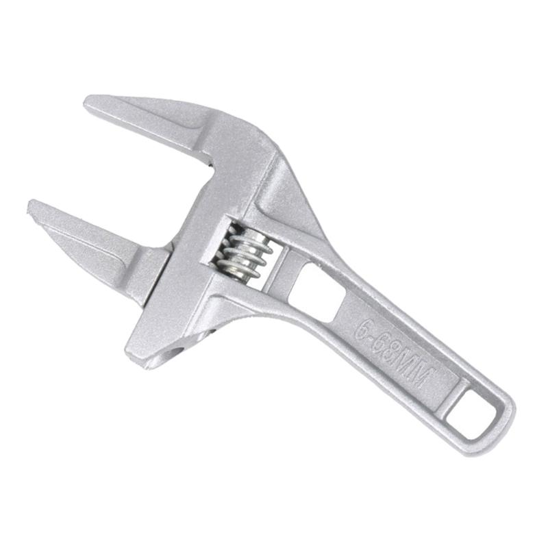 6-68mm Adjustable Wrench Multifunctional Double Use Large Open End Wrench Household Open Bathroom Pipe Adjustable