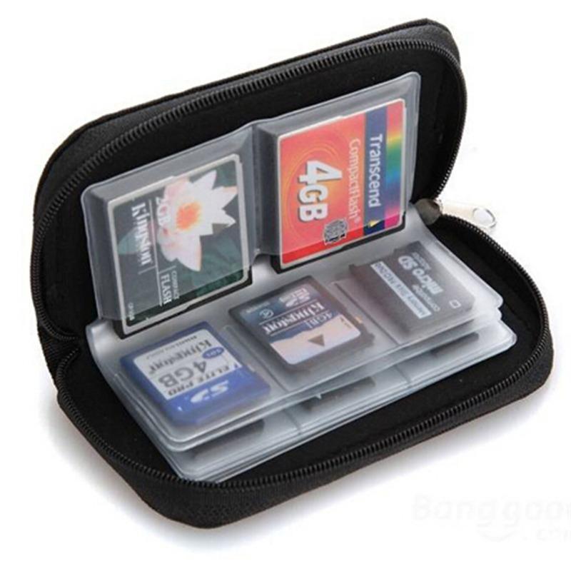 Memory Card Collect Bag Camera Memory Card Case Holder Bag For CF/SD/Micro SD/SDHC/MS/DS Gameing SD Card Collection Box NEW
