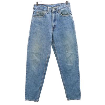 90s Made In Japan Old Silver Tab Tapered Denim Pants W30 Men's Used