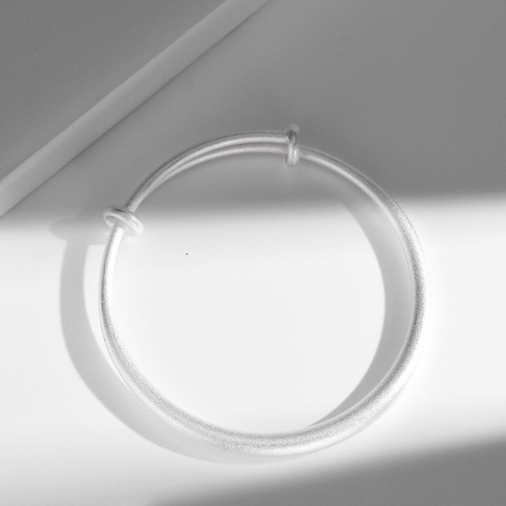 Push Pull Ancient Silver Bracelet Silver Plated Matte Push Pull Bracelet Tiktok Jewelry Birthday Gift