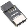 USB2.0 To Type E USB2.0 9PIN To Type C Front Type E 20 Pin Durable Metal Plastic USB2.0 Female To Type E
