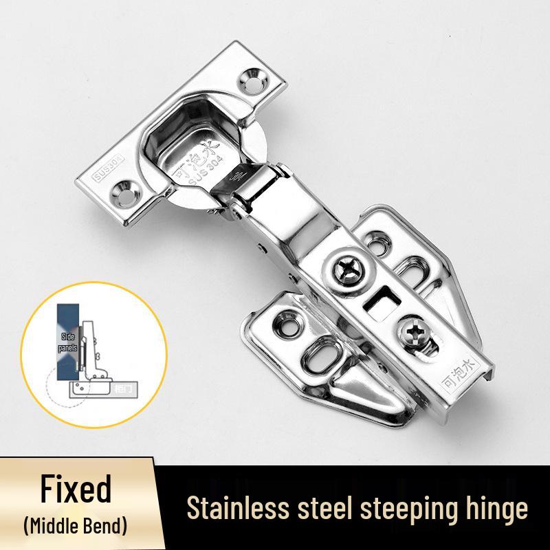 Гидравлическая бесшумная петля для шкафа из нержавеющей стали 304, толщина 2,0, водостойкая